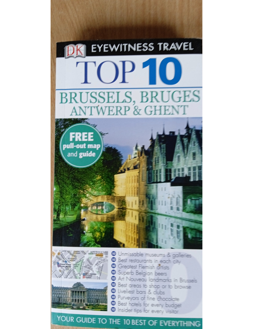 Brussels, Bruges, Antwerp & Ghent TOP 10 - ANGOL nyelvű útikönyv 990,00 Ft Antikvár könyvek