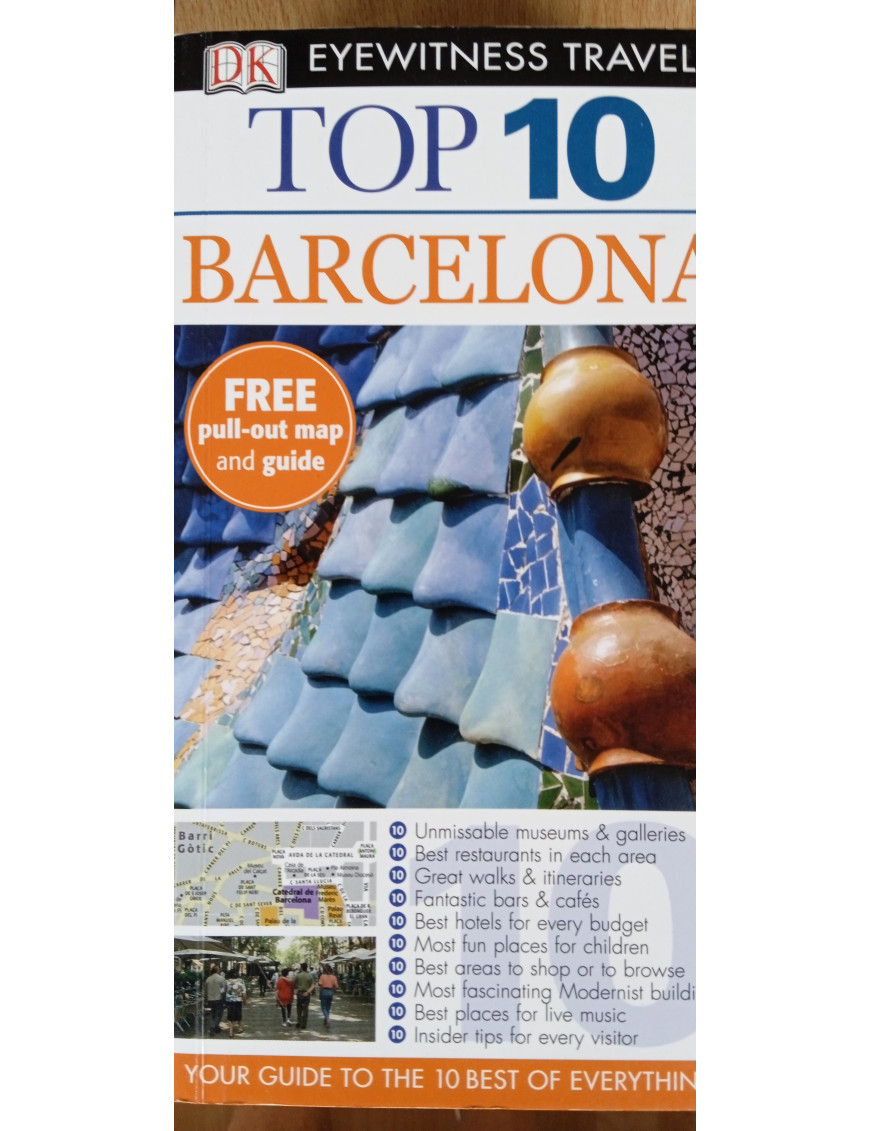 Barcelona TOP 10 - ANGOL nyelvű útikönyv 990,00 Ft Antikvár könyvek