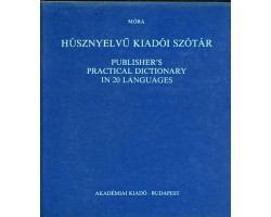 Húsznyelvű kiadói szótár 1 790,00 Ft Antikvár könyvek