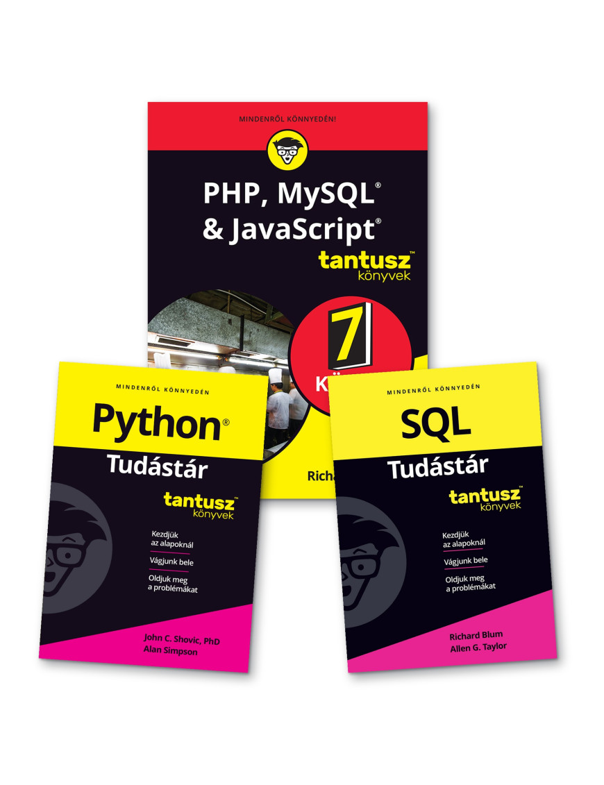 CSOMAGBAN OLCSÓBB! 3. PHP MySQL - Python - SQL 9 500,00 Ft TANTUSZ Könyvek