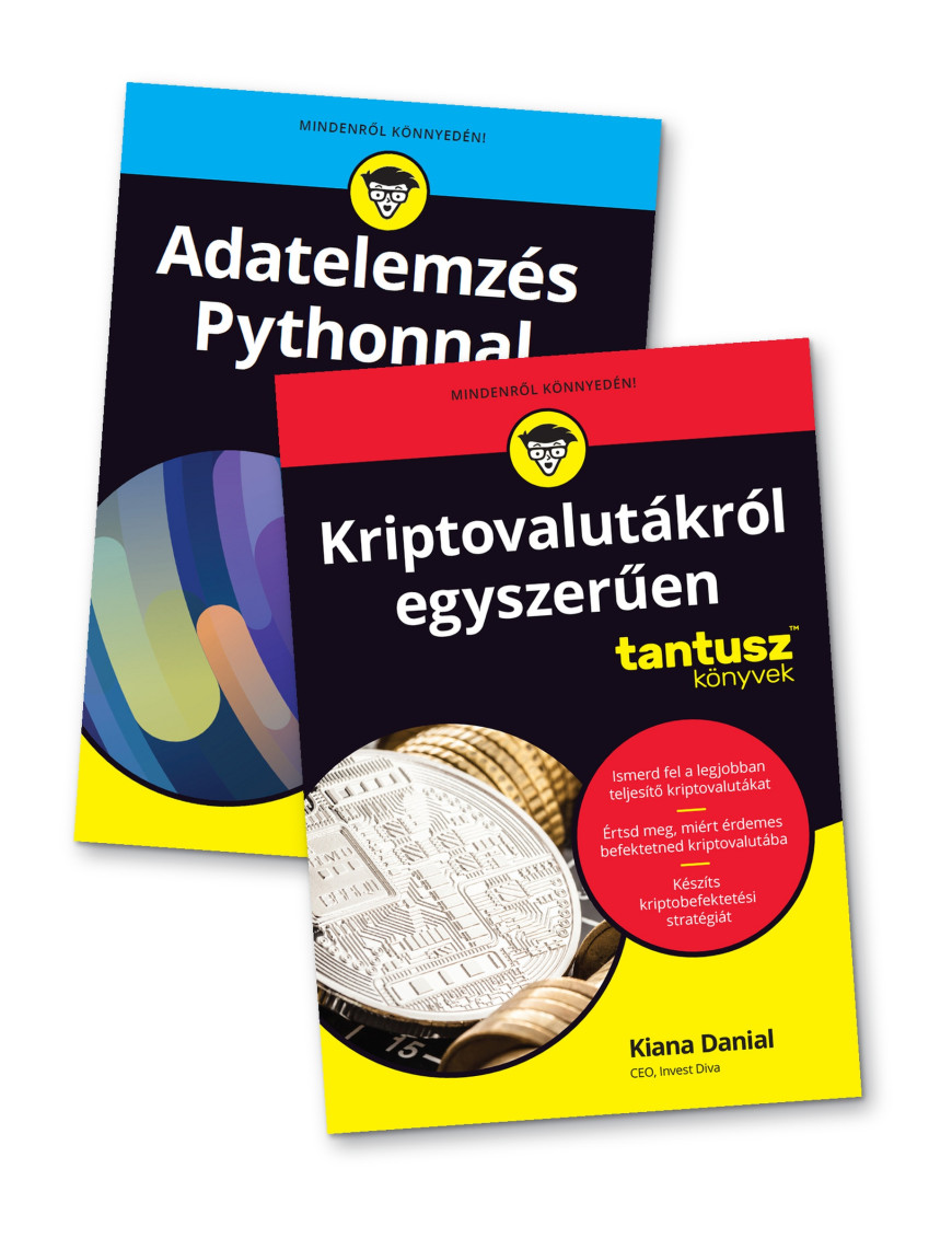 CSOMAGBAN Olcsóbb 1. Adatelemzés Pythonnal + Kriptovalutákról egyszerűen 6 000,00 Ft CSOMAGBAN OLCSÓBB!