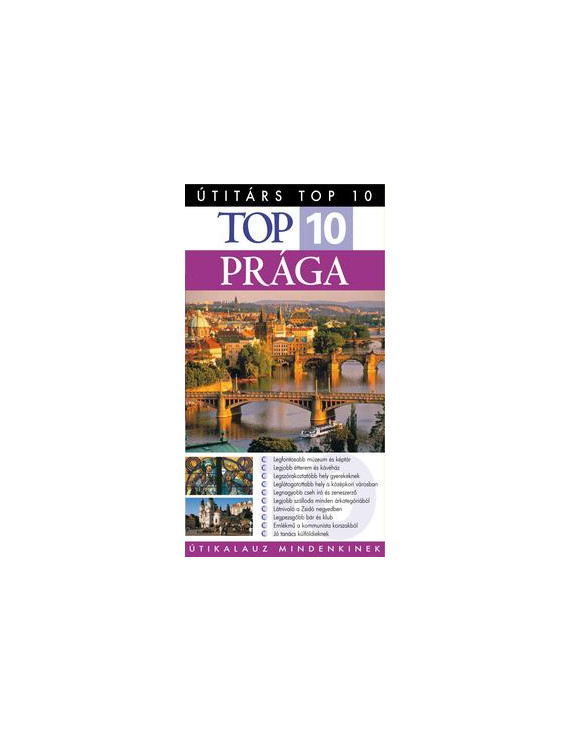 Prága TOP 10 1 992 Ft Útitárs útikönyvek Prága TOP 10 1 992 Ft Útitárs útikönyvek